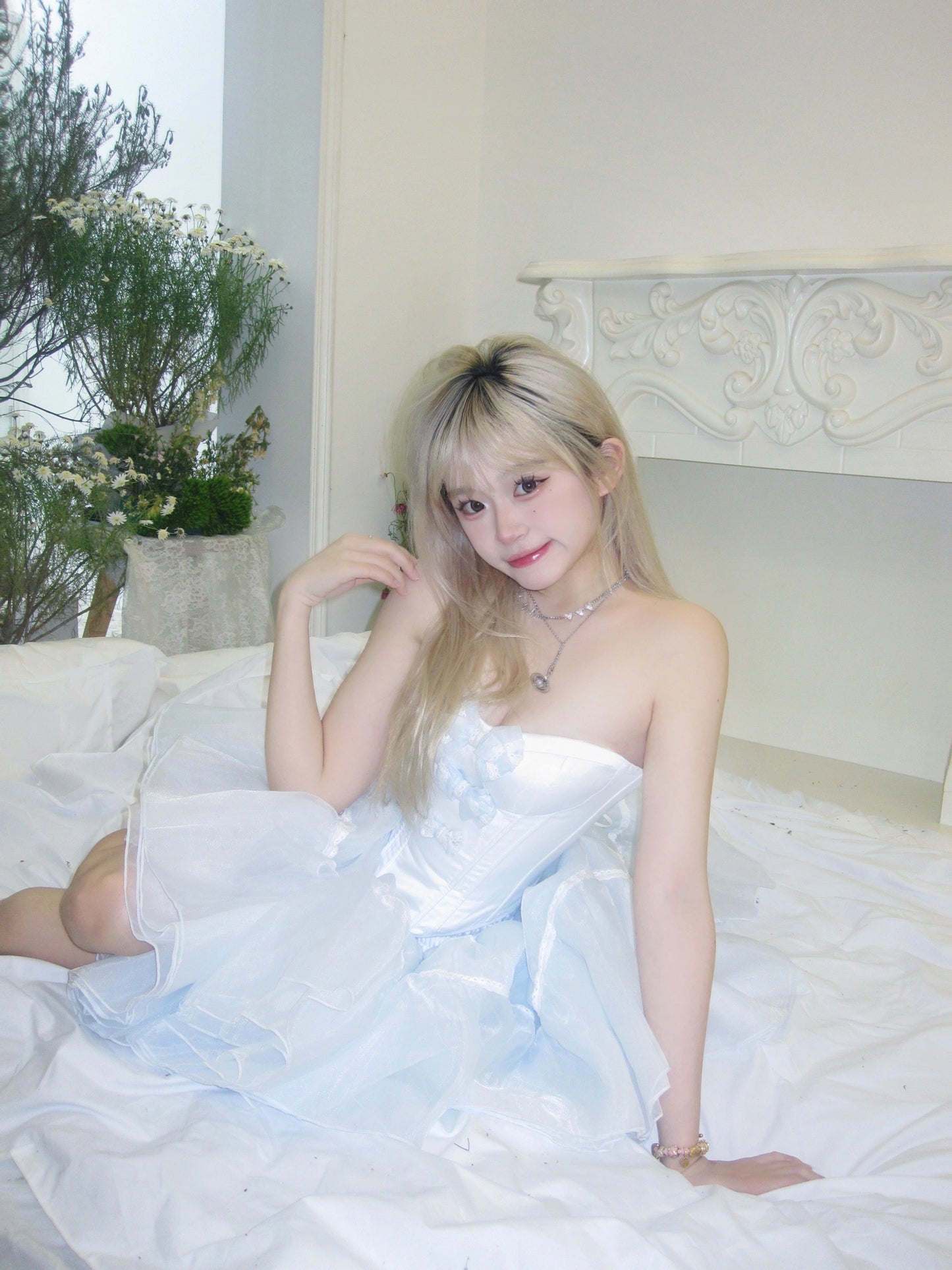 ♡ Baby Princess ♡ - Blue Dress Set