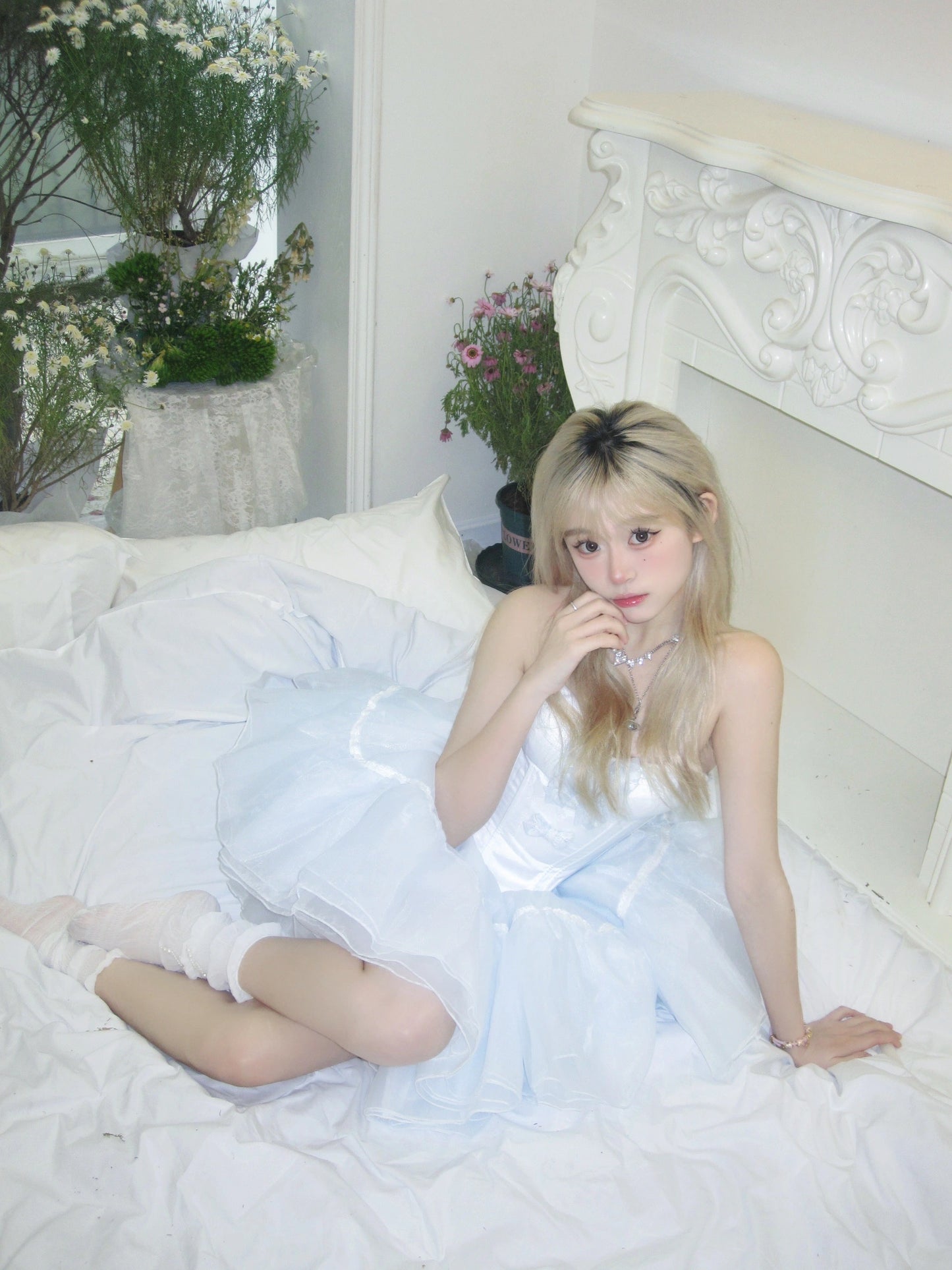 ♡ Baby Princess ♡ - Blue Dress Set