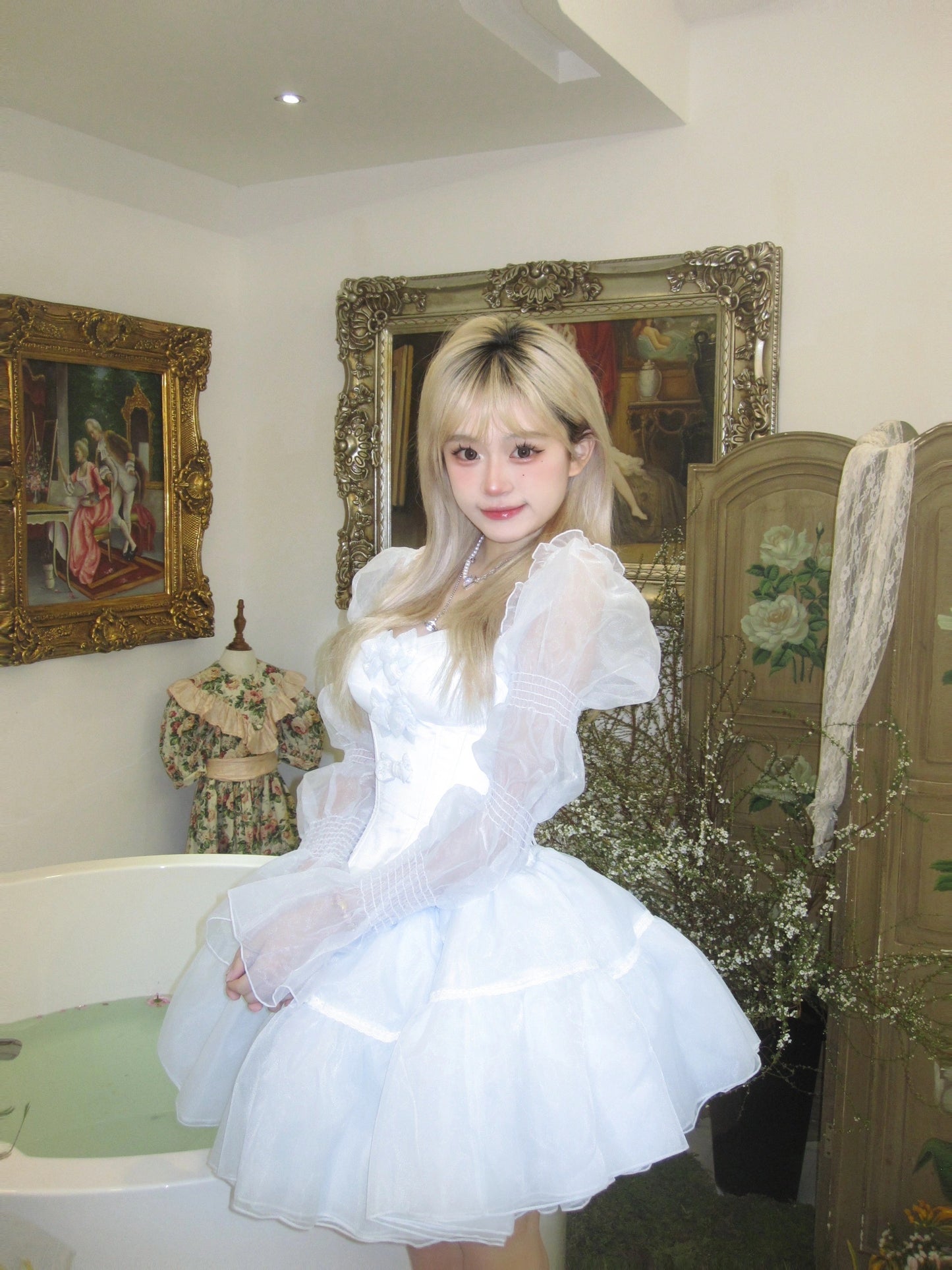 ♡ Baby Princess ♡ - Blue Dress Set