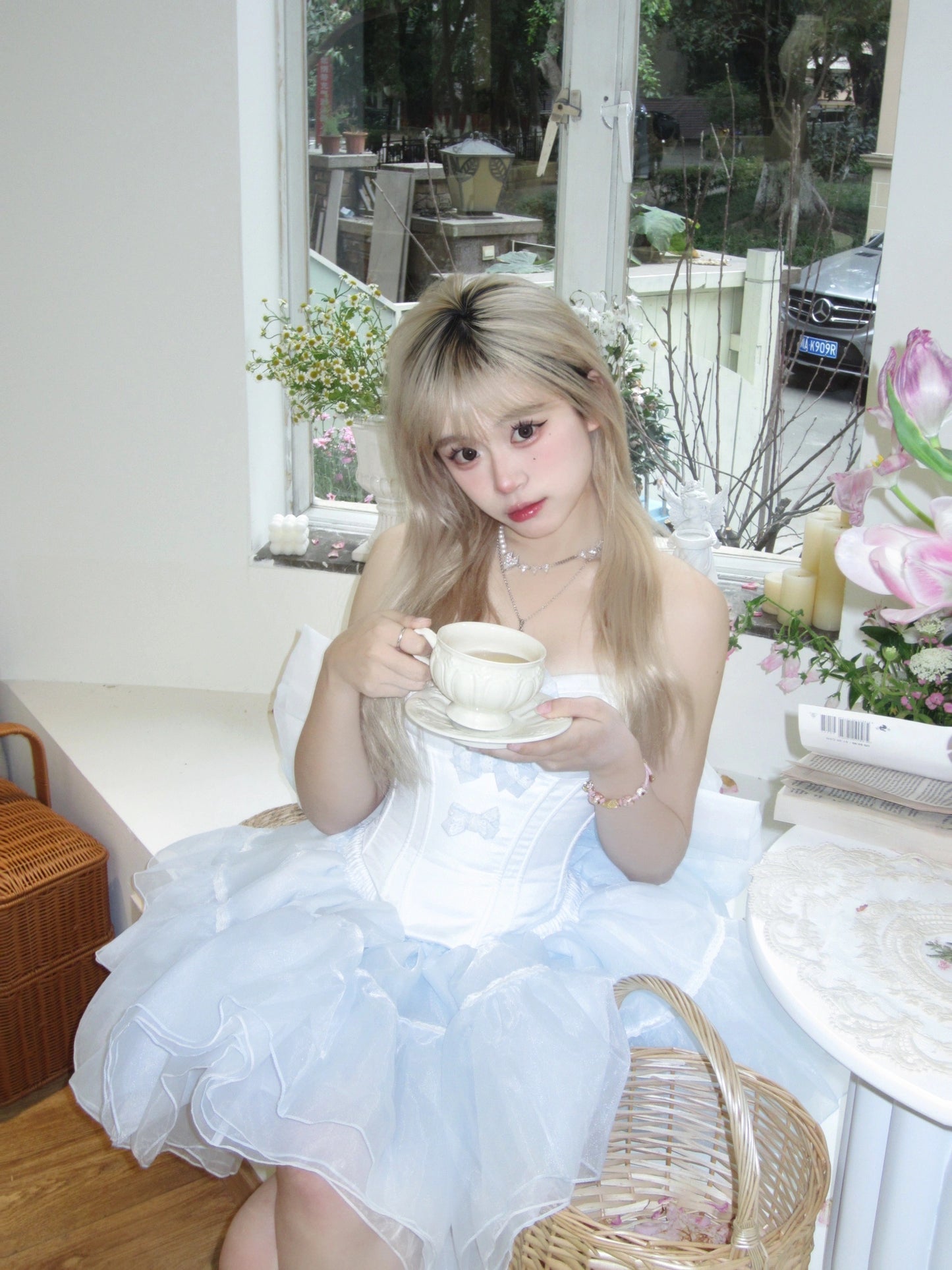 ♡ Baby Princess ♡ - Blue Dress Set