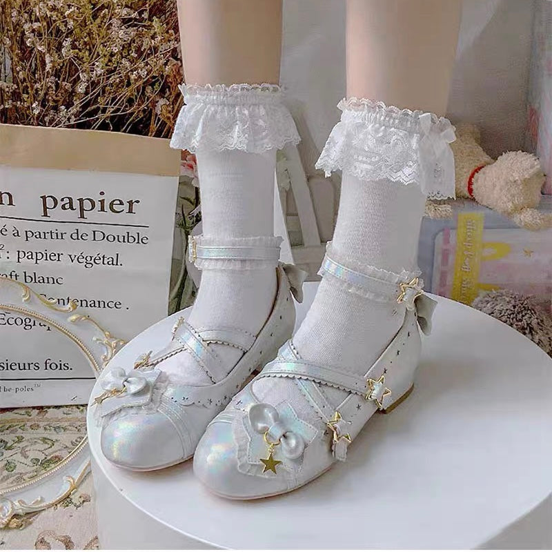 ♡ Lace Trim Ankle Socks ♡