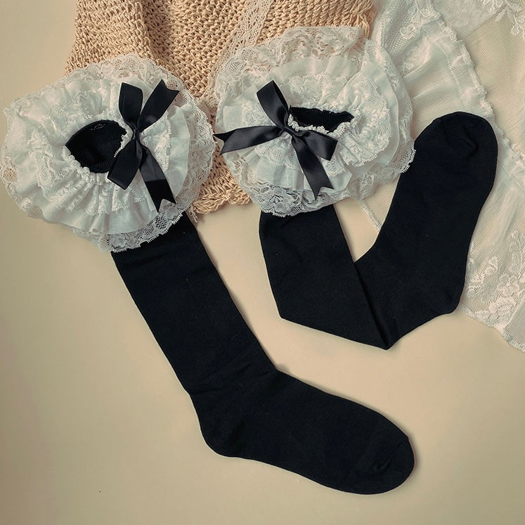 ♡ Lolita Layered Lace Socks ♡