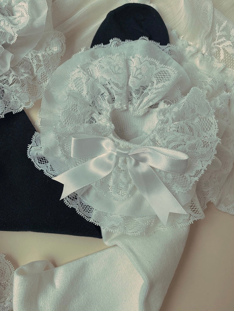 ♡ Lolita Layered Lace Socks ♡