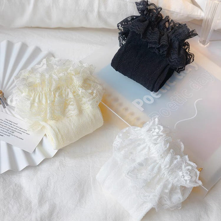 ♡ Lolita Heart Lace Socks ♡