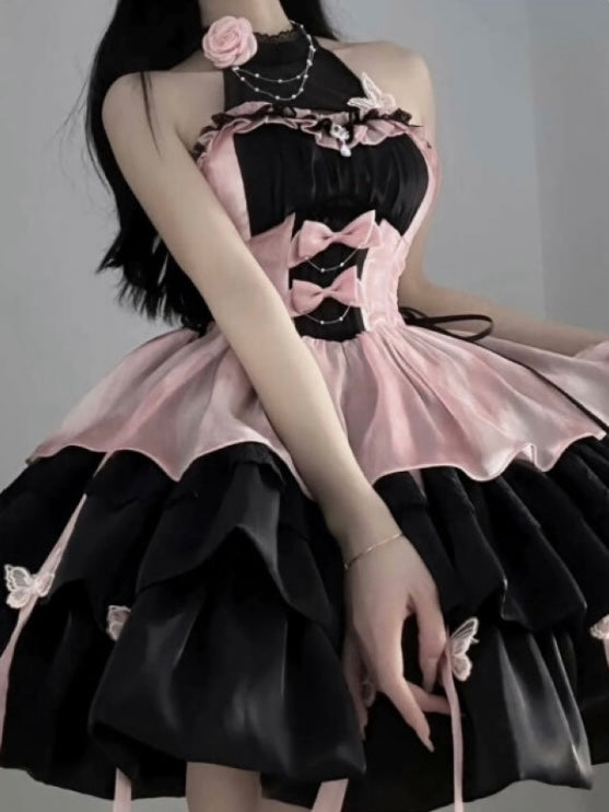 ♡ The Promise of Love ♡ - Black&Pink Dolly Dress Set