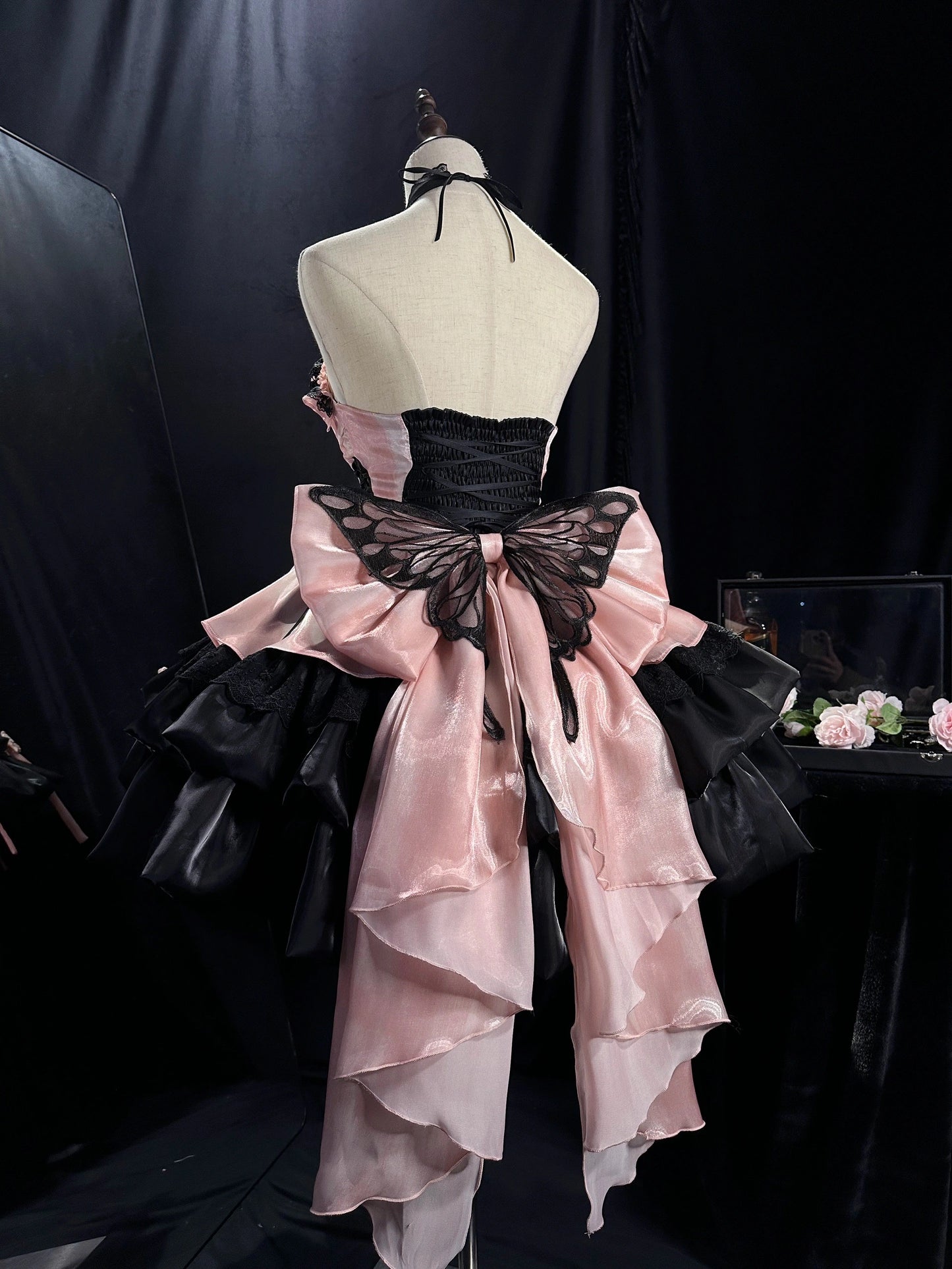 ♡ The Promise of Love ♡ - Black&Pink Dolly Dress Set