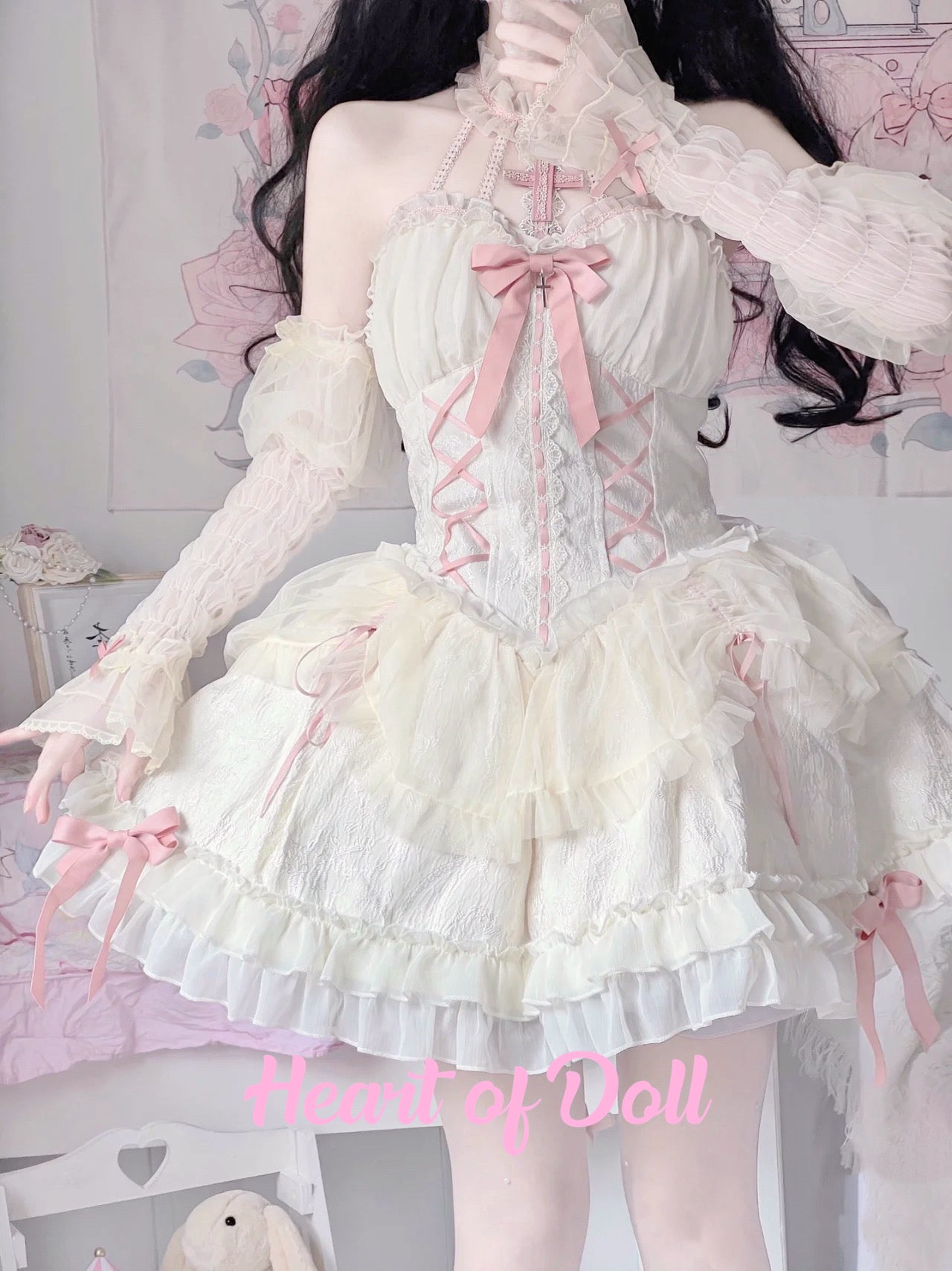 ♡ Cross Princess ♡ - Lace Dolly Dress
