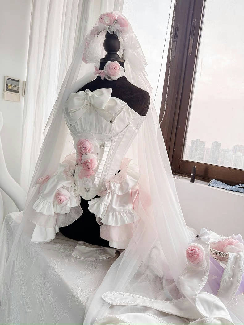 ♡ Dreamlike Grace ♡ - Pink Princess Dress Set