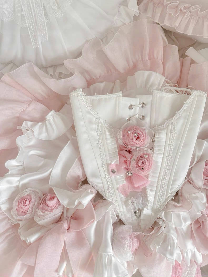 ♡ Dreamlike Grace ♡ - Pink Princess Dress Set