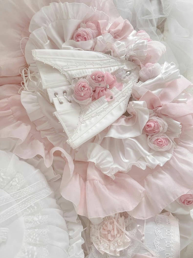 ♡ Dreamlike Grace ♡ - Pink Princess Dress Set