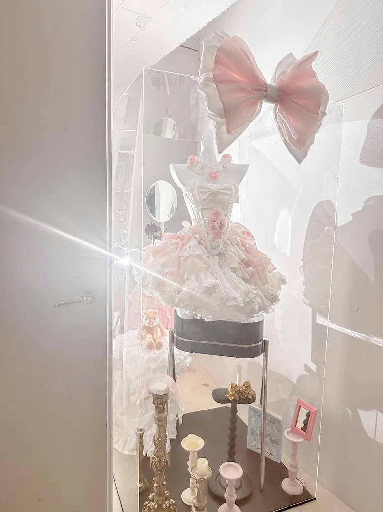 ♡ Dreamlike Grace ♡ - Pink Princess Dress Set