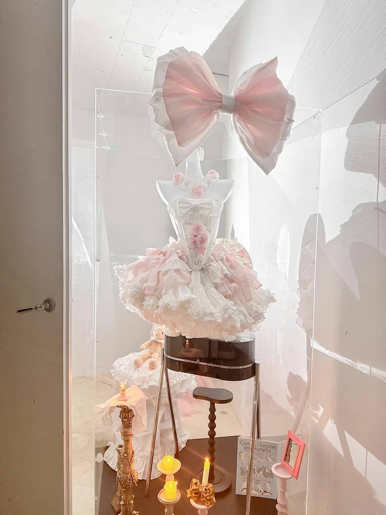 ♡ Dreamlike Grace ♡ - Pink Princess Dress Set