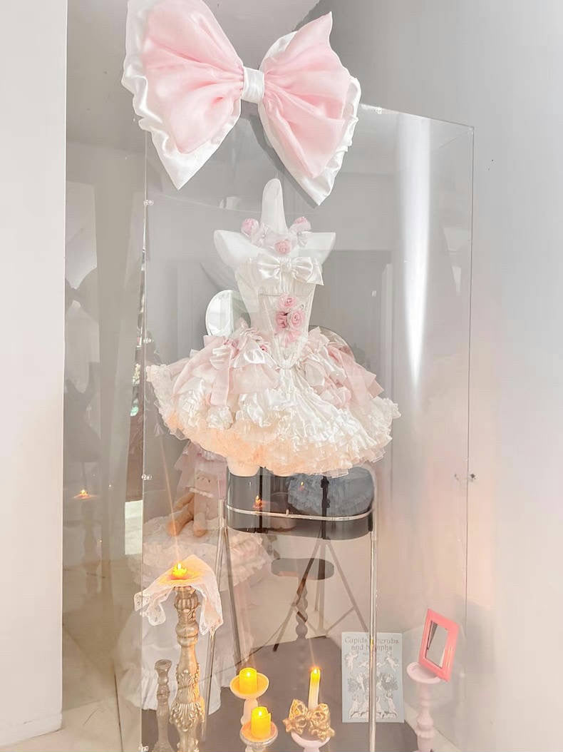 ♡ Dreamlike Grace ♡ - Pink Princess Dress Set
