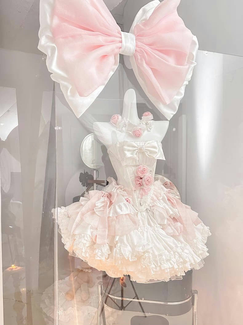 ♡ Dreamlike Grace ♡ - Pink Princess Dress Set