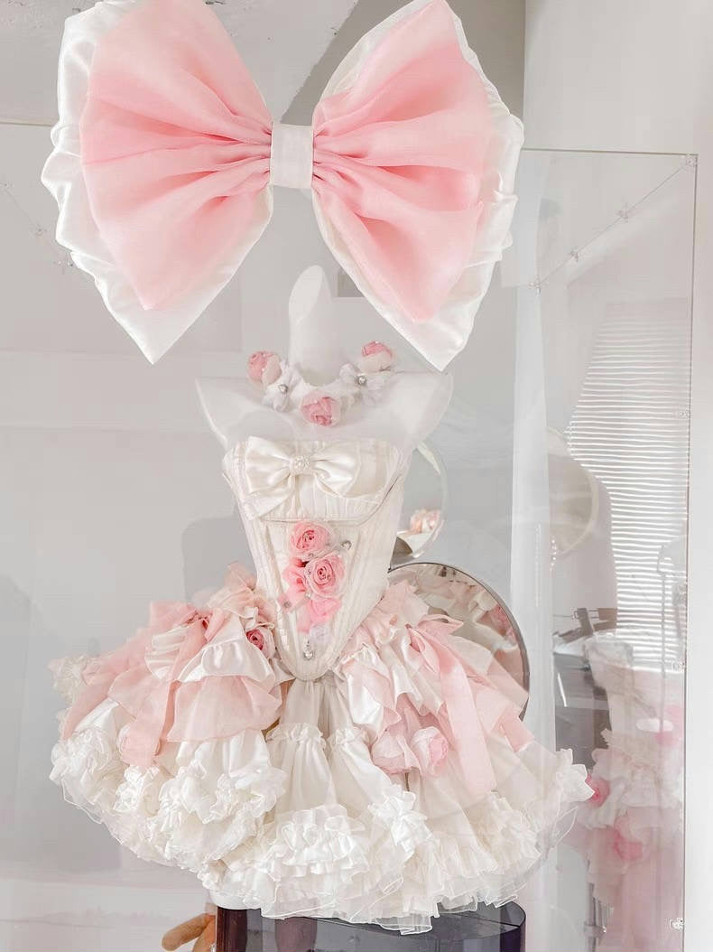 ♡ Dreamlike Grace ♡ - Pink Princess Dress Set