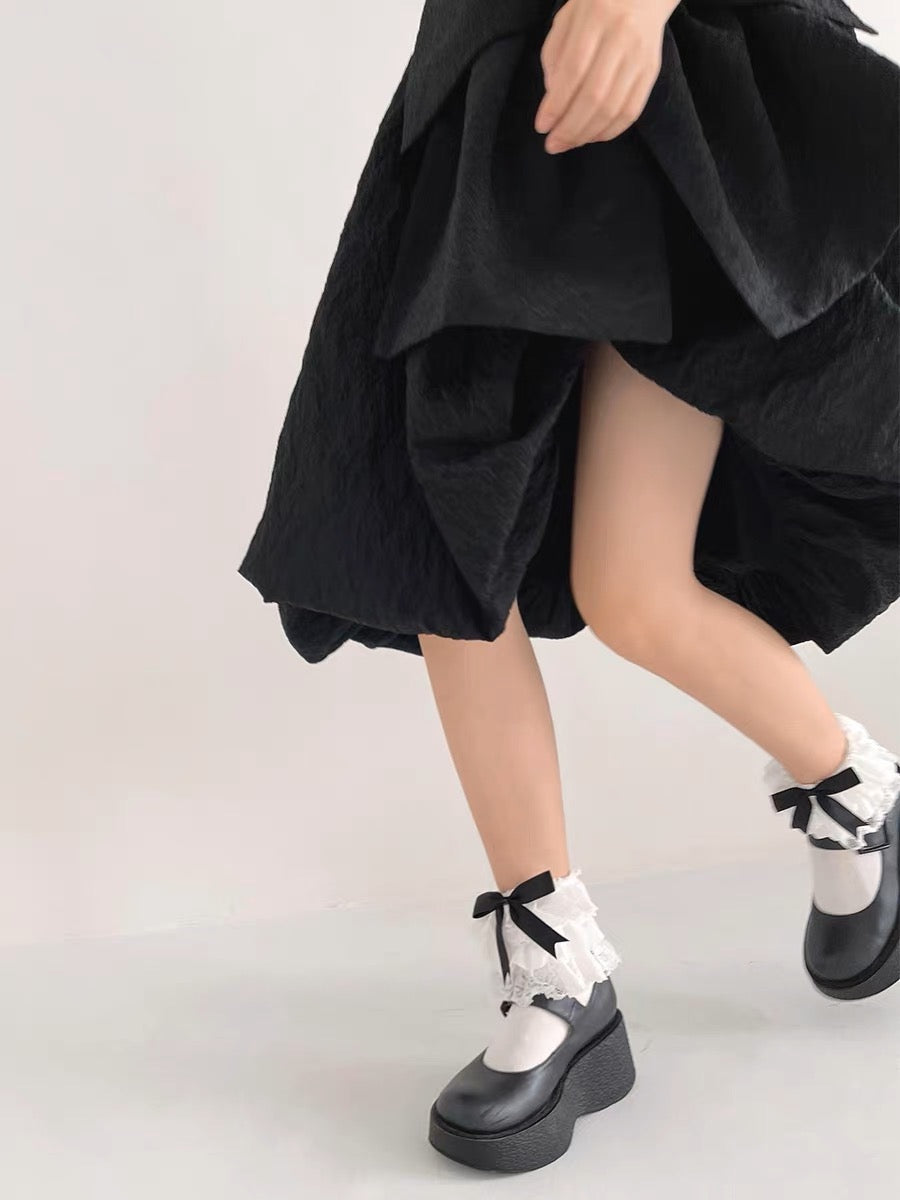 ♡ Lolita Layered Lace Socks ♡