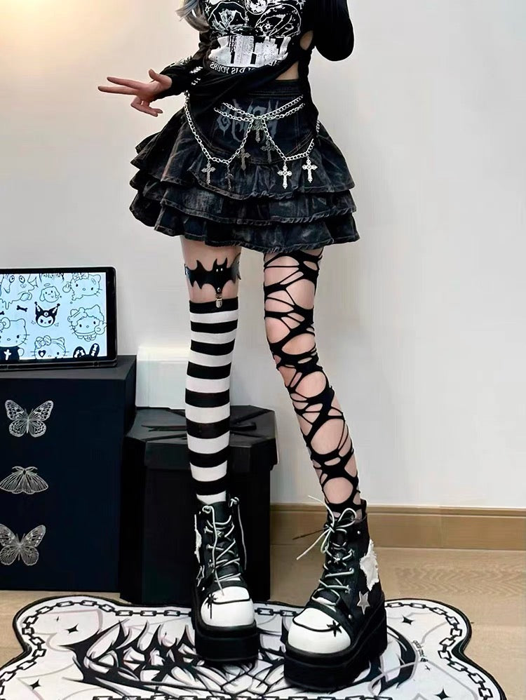 ♡ Transfer Student ♡ - Canvas Platform Bootie