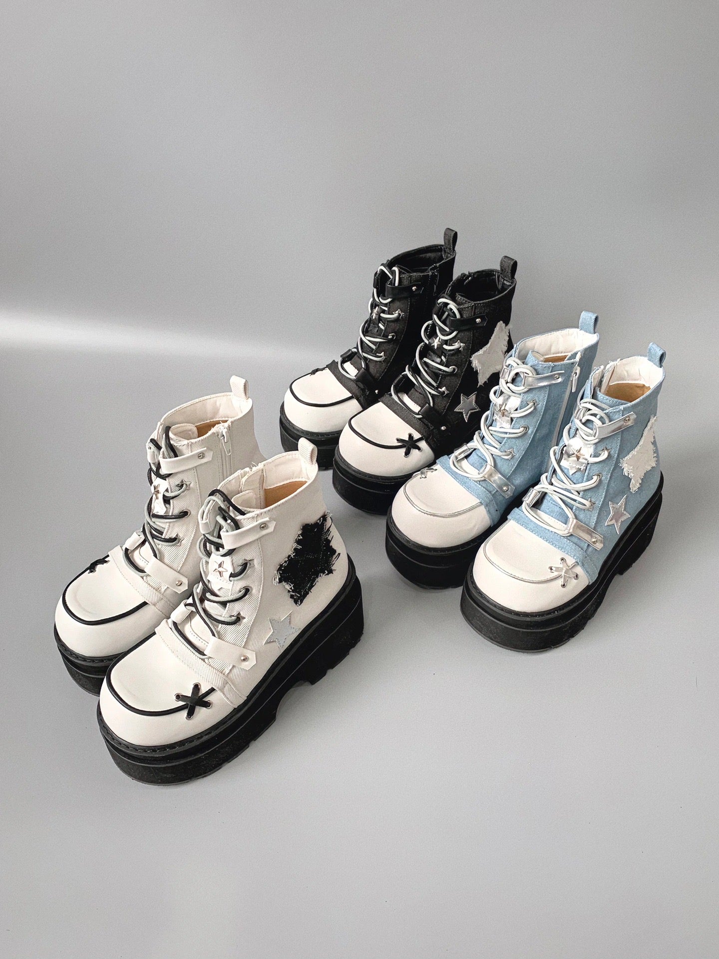 ♡ Transfer Student ♡ - Canvas Platform Bootie