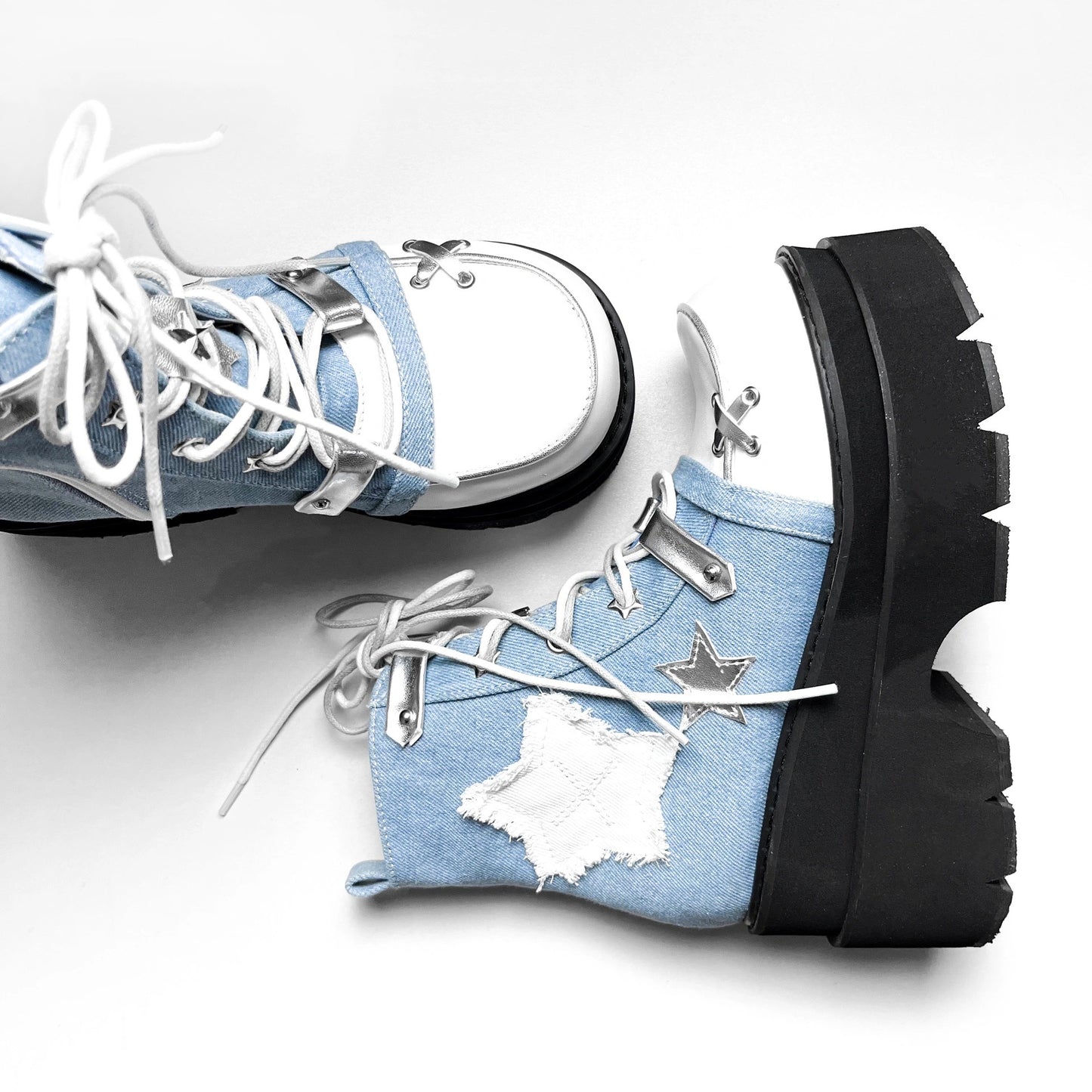 ♡ Transfer Student ♡ - Canvas Platform Bootie
