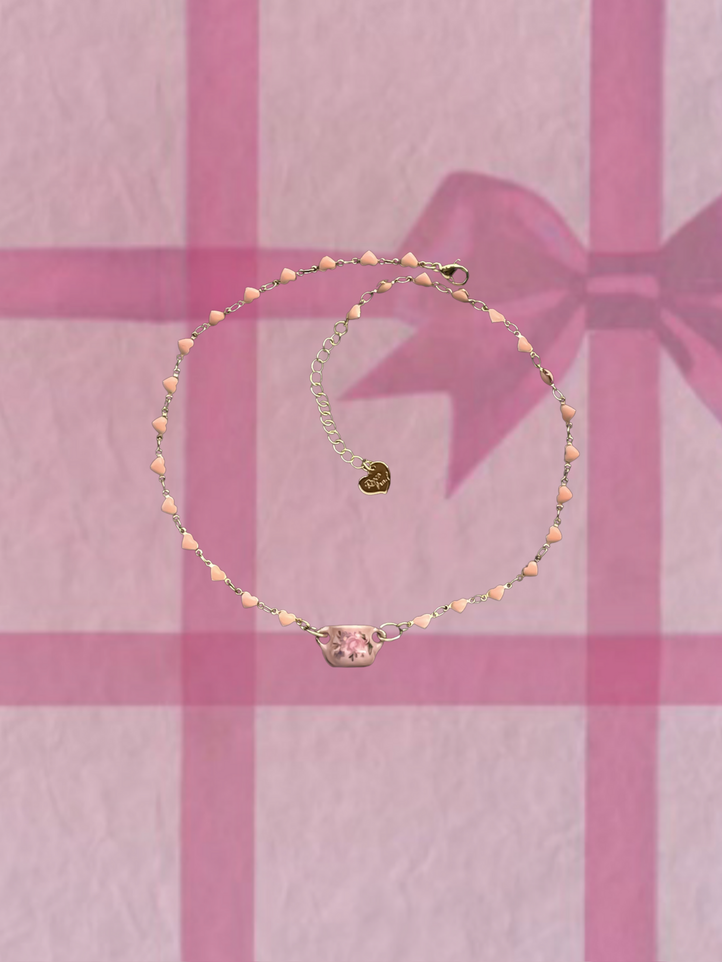 ♡ Garden Tea Party ♡ - Vintage Teacup Necklace/Bracelet