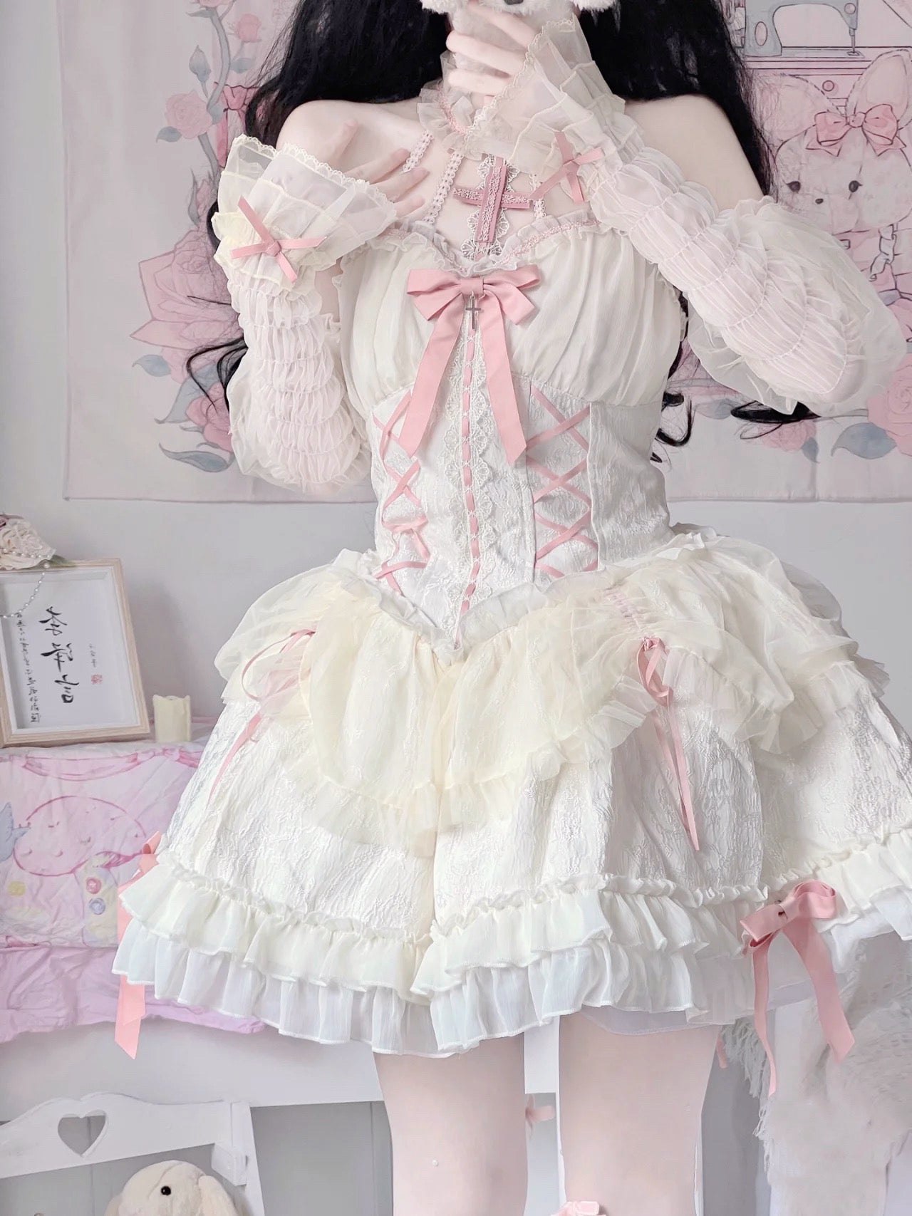 ♡ Cross Princess ♡ - Lace Dolly Dress
