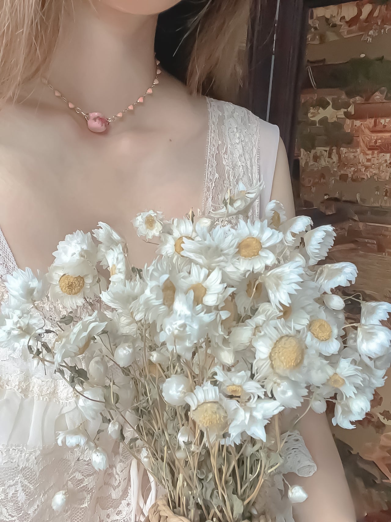 ♡ Garden Tea Party ♡ - Vintage Teacup Necklace/Bracelet