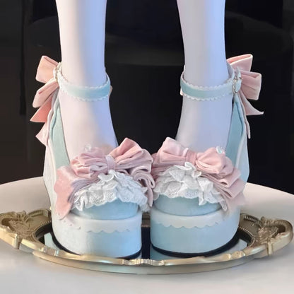 ♡ Stack Cake ♡ - Velvet Platforms