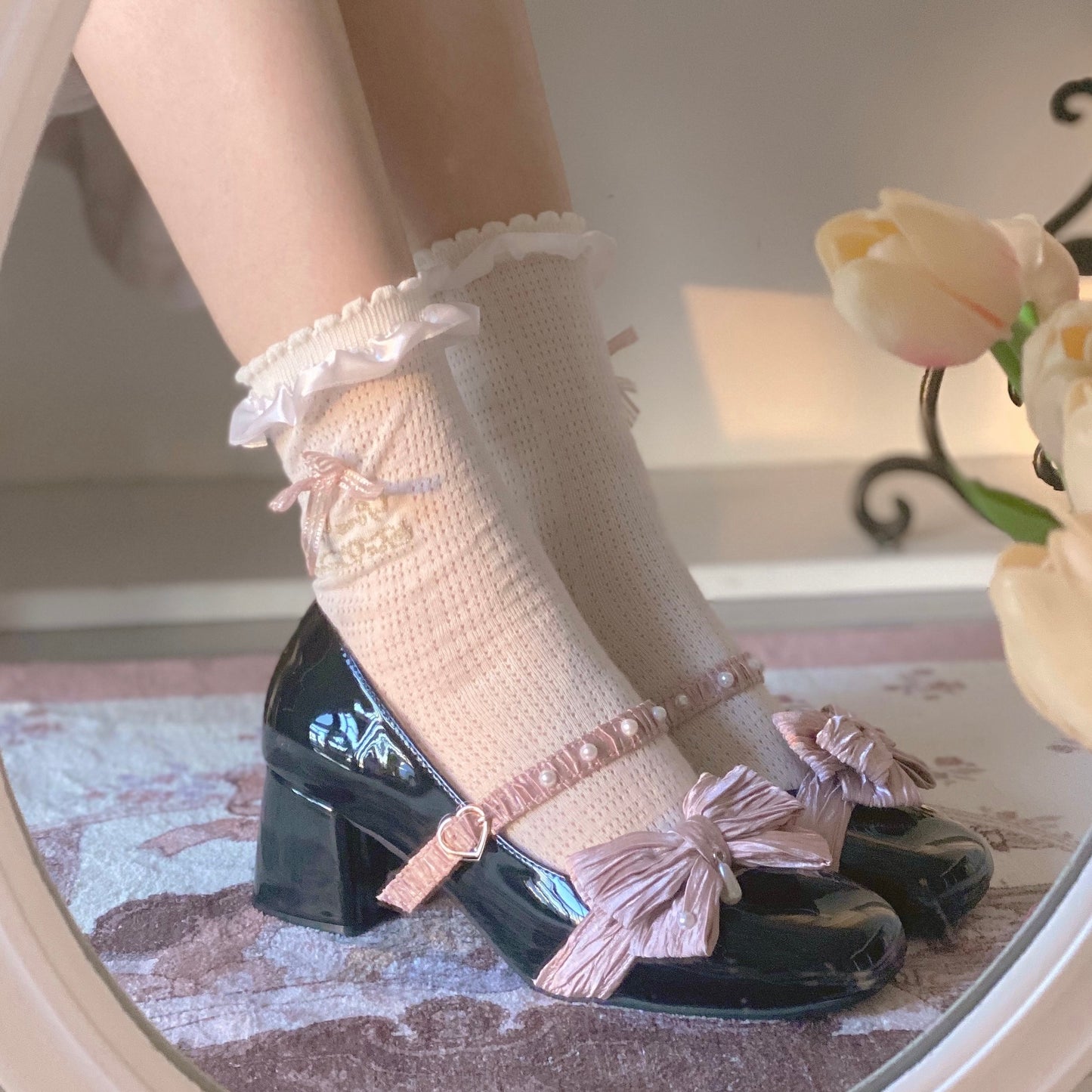 ♡ Butterfly Pastry ♡ - Mid-Heel Shoes