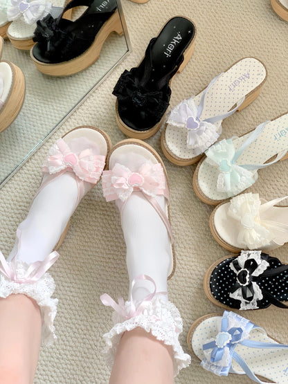 ♡ Showa Girls ♡ - Geta Sandals
