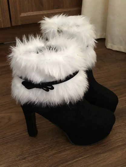 ♡ Milky Puff ♡ – Cozy Princess Boots