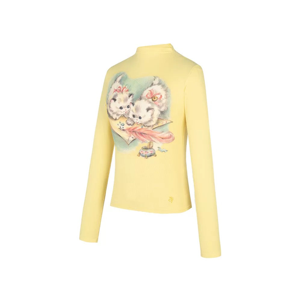 Kitten Y2K Top