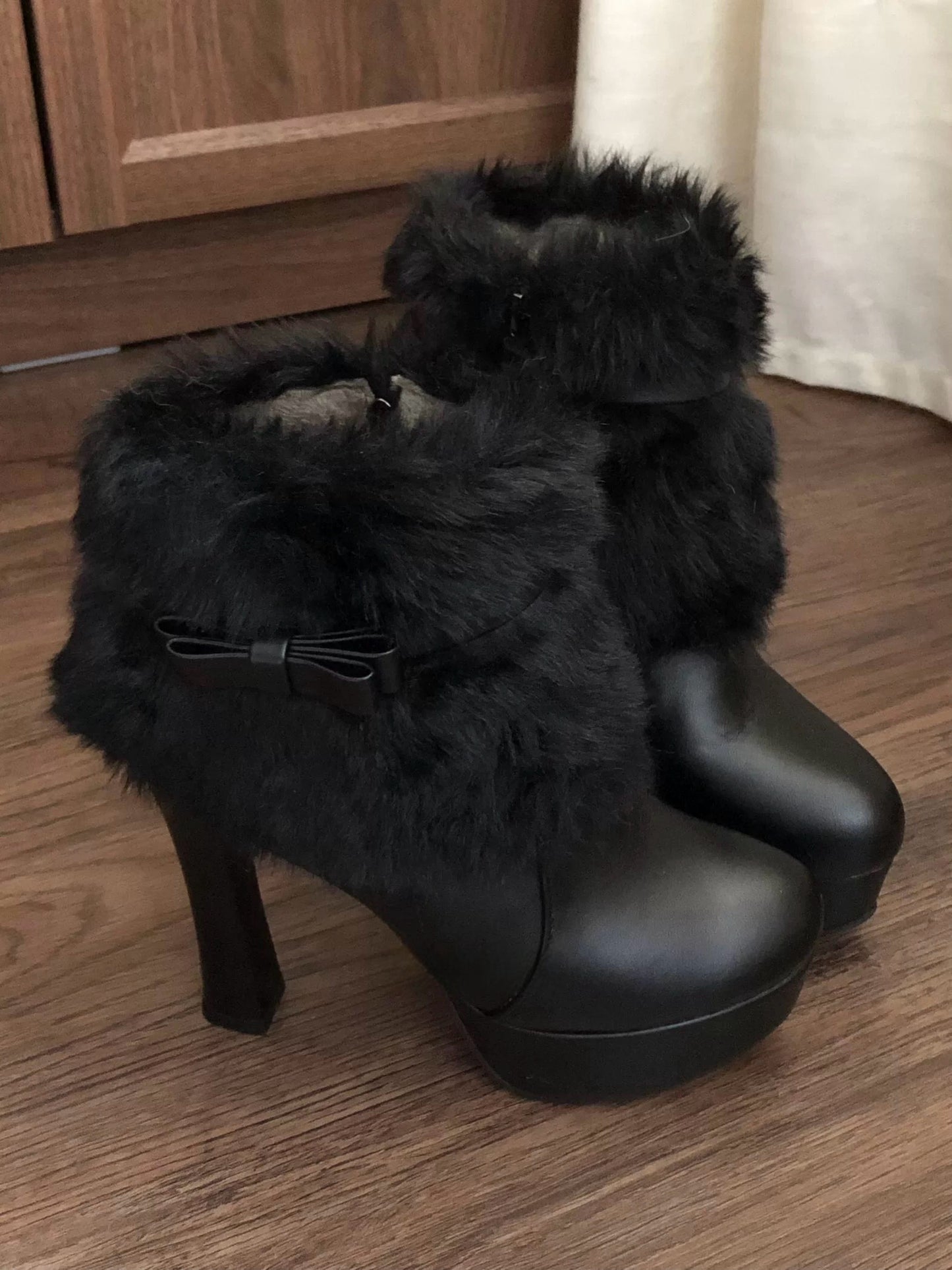 ♡ Milky Puff ♡ – Cozy Princess Boots