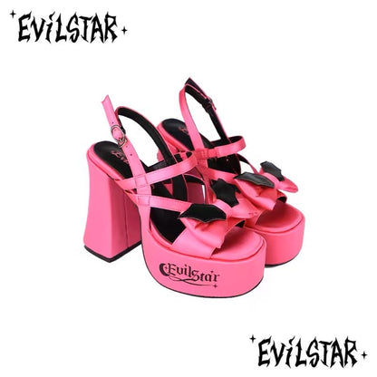 ♡ Evil Star ♡ - Gothic High Heel Sandals