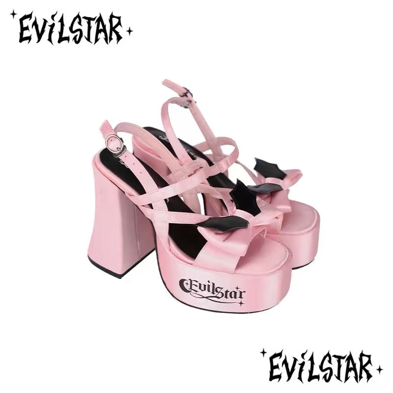 ♡ Evil Star ♡ - Gothic High Heel Sandals