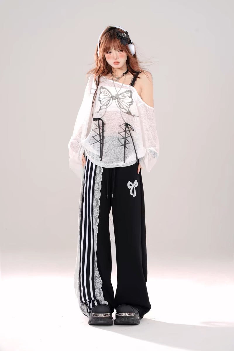 Blokette Summer Striped Pants