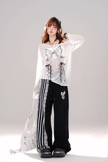 Blokette Summer Striped Pants