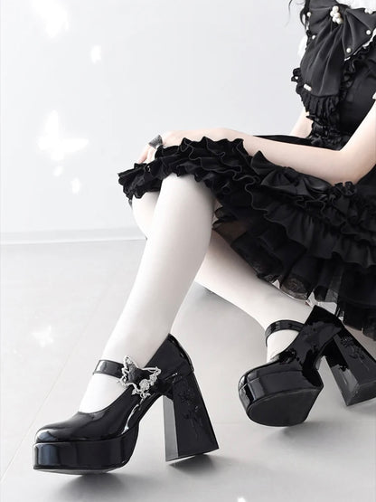 ♡ Dreamland Butterfly ♡ - Bling High Heels