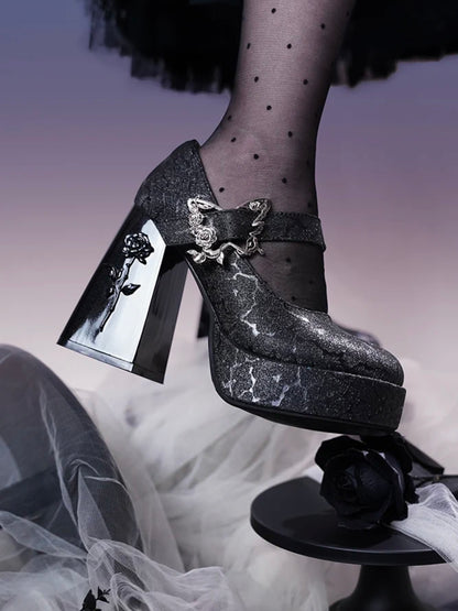 ♡ Dreamland Butterfly ♡ - Bling High Heels