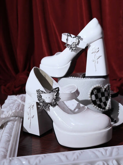 ♡ Dreamland Butterfly ♡ - Bling High Heels