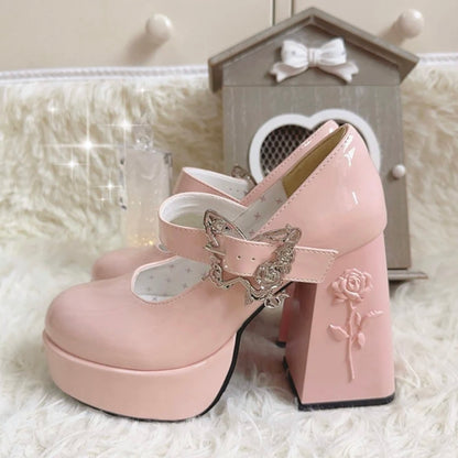 ♡ Dreamland Butterfly ♡ - Bling High Heels