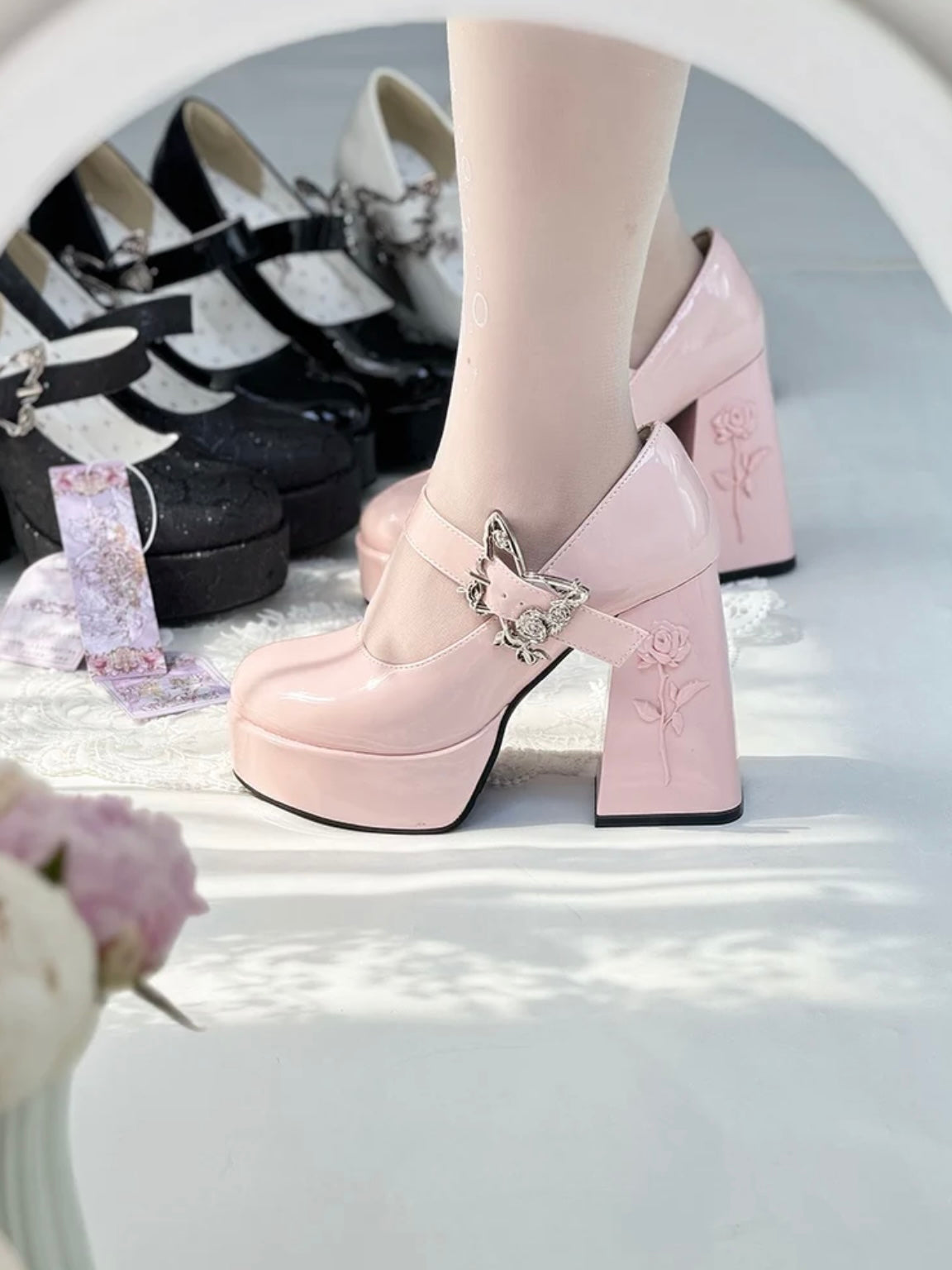 ♡ Dreamland Butterfly ♡ - Bling High Heels