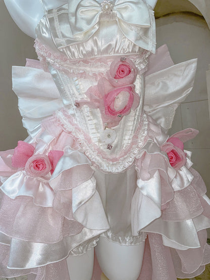 ♡ Dreamlike Grace ♡ - Pink Princess Dress Set