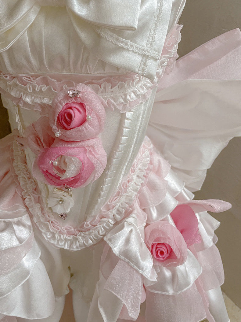 ♡ Dreamlike Grace ♡ - Pink Princess Dress Set