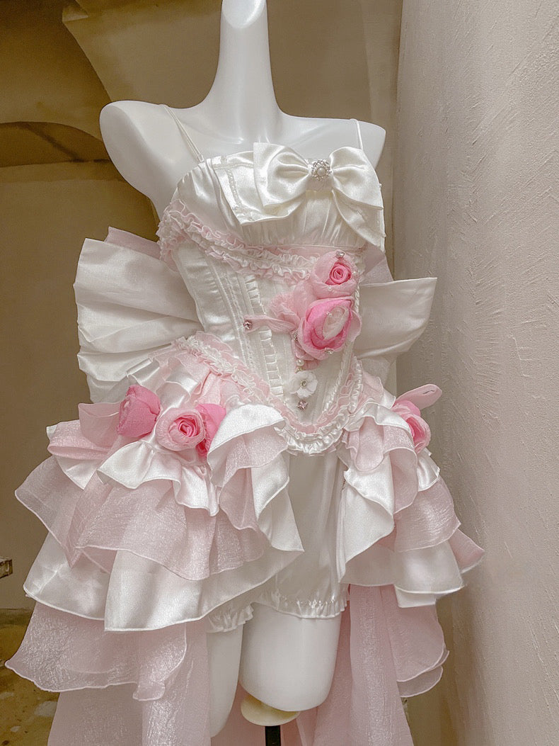 ♡ Dreamlike Grace ♡ - Pink Princess Dress Set