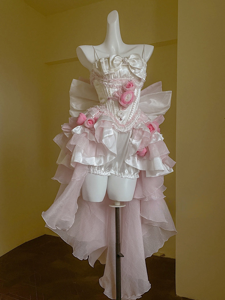 ♡ Dreamlike Grace ♡ - Pink Princess Dress Set