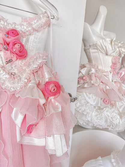 ♡ Dreamlike Grace ♡ - Pink Princess Dress Set