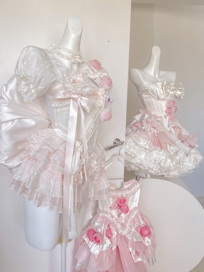 ♡ Dreamlike Grace ♡ - Pink Princess Dress Set