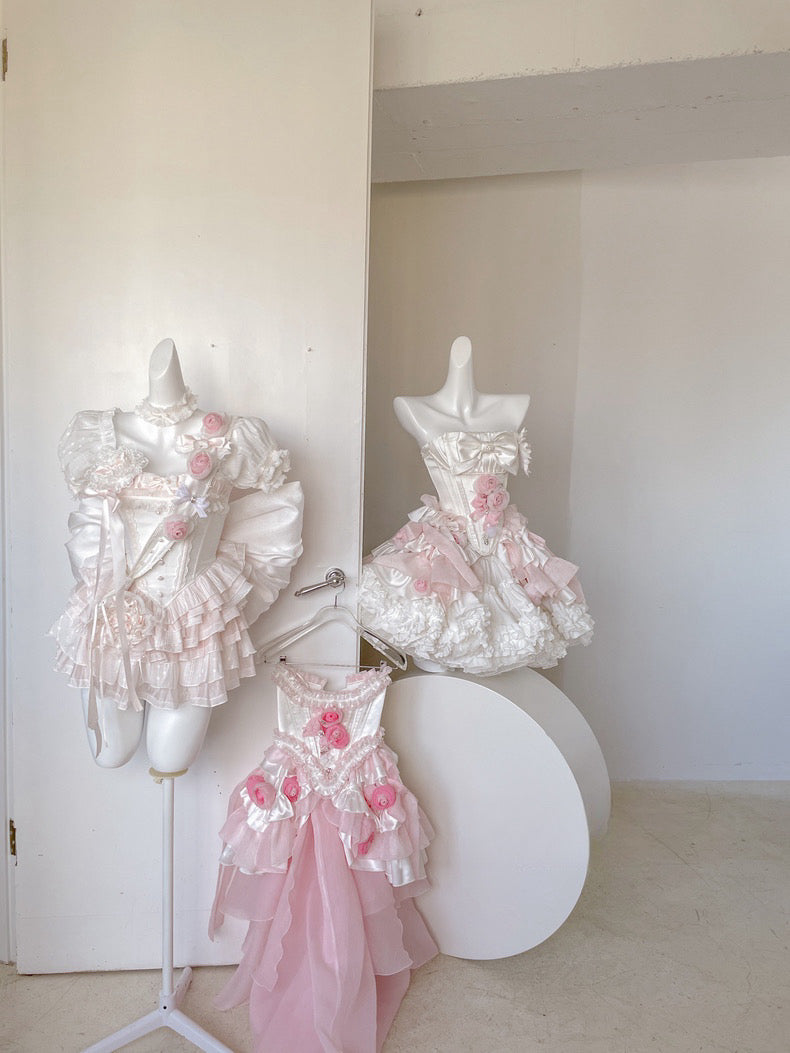 ♡ Dreamlike Grace ♡ - Pink Princess Dress Set