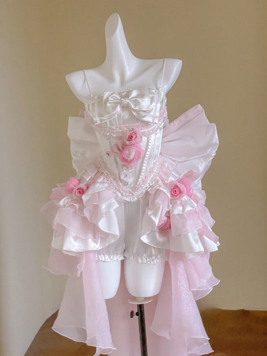 ♡ Dreamlike Grace ♡ - Pink Princess Dress Set