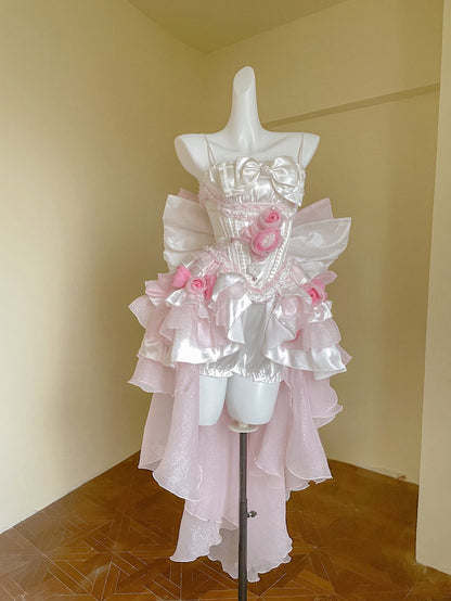 ♡ Dreamlike Grace ♡ - Pink Princess Dress Set